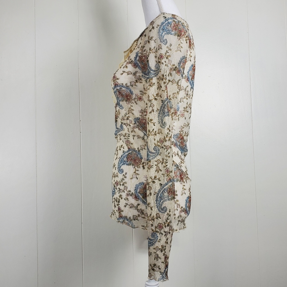 Ralph Lauren Denim & Supply paisley lace top Size Medium - Picture 5 of 12